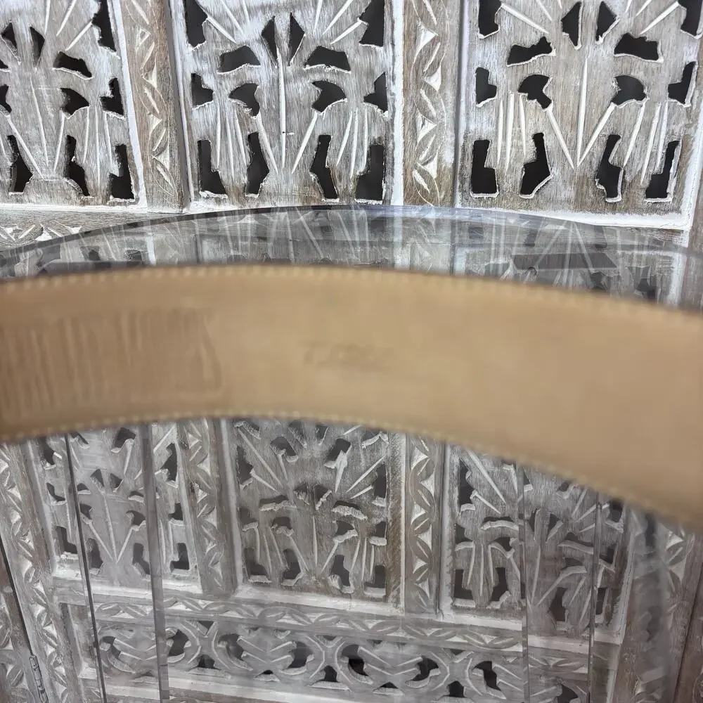 Robert Lee Morris Belt Italian Calf Skin Small Black Luxury Old Money Glam